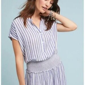 Rails Angelina Smocked Linen dress